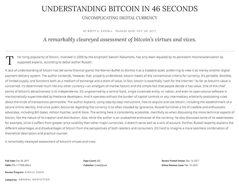 Review - Understanding Bitcoin 46 In Seconds